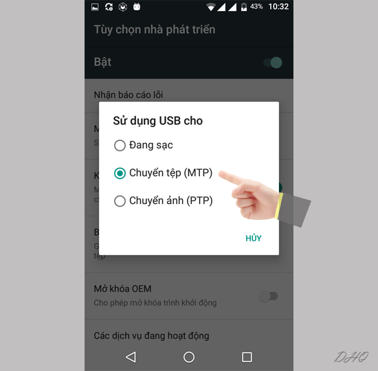 Chọn loại kết nối